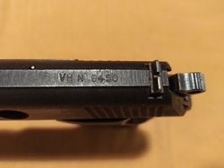  7,62mm pistole vz. 52 - funkční řez